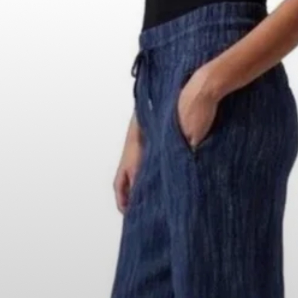 Athleta Cabo Retreat Linen Pants Sz 6P